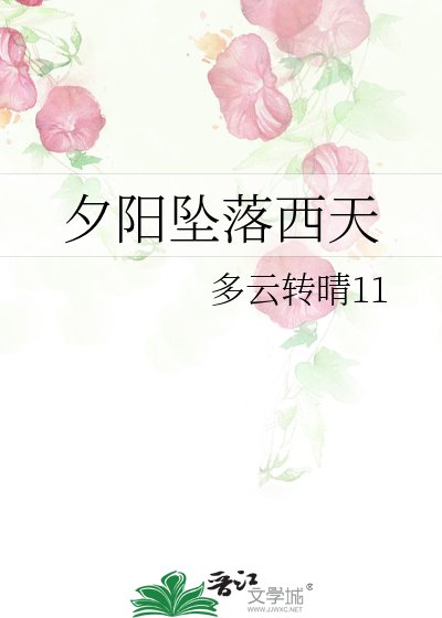 夕阳坠落西天