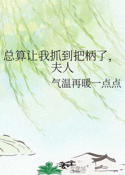 总算让我抓到把柄了，夫人